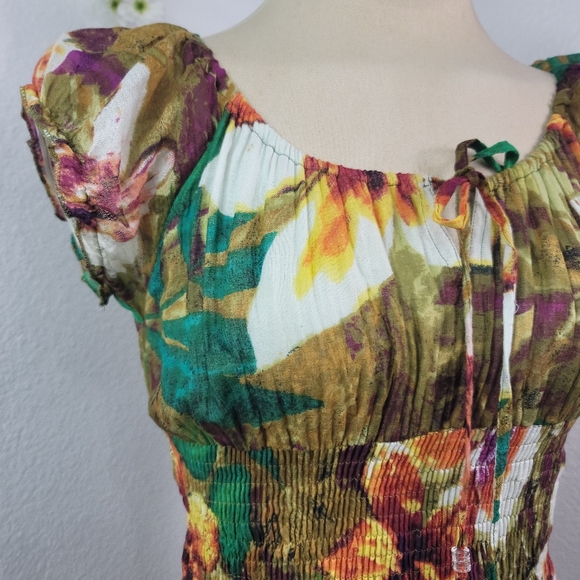 MLLE GABRIELLE TROPICAL PRINT sz small - Picture 7 of 16